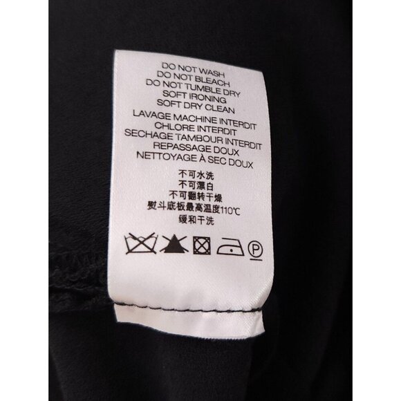 IRO Davov One-Shoulder Envelope Hem Dress Size 38 M Black NWT - Picture 13 of 15